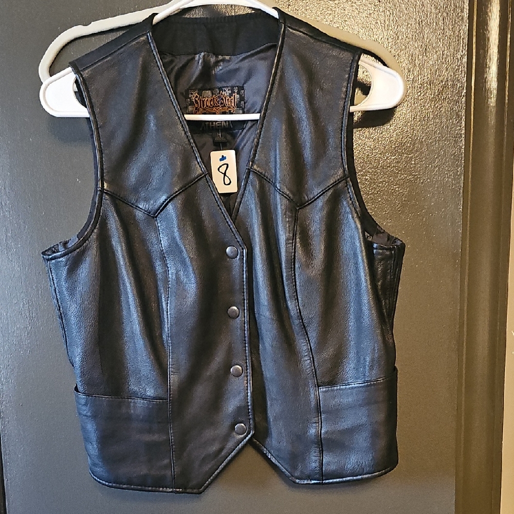 Street and Steel - Women's Leather Moto Vest
